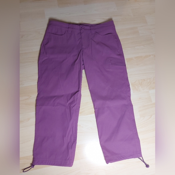 Eddie Bauer Purple Capris Crop Pants - Picture 9 of 9